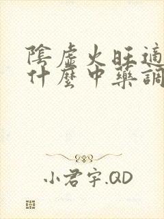 阴虚火旺适合吃什么中药调理