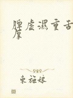 脾虚湿重舌苔白厚