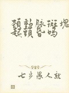 颈动脉斑块会引起头昏吗