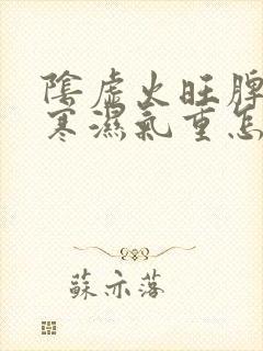 阴虚火旺脾胃虚寒湿气重怎么调理