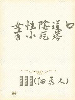 女性阴道口里面有小疙瘩