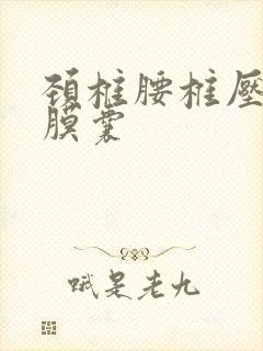 颈椎腰椎压迫硬膜囊