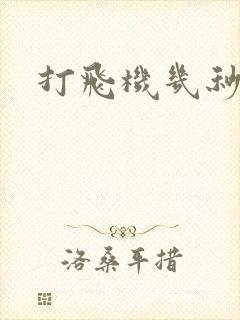 打飞机几秒就射