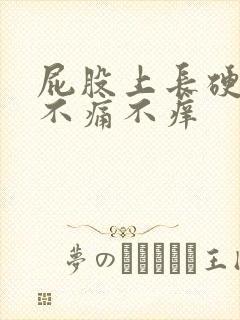 屁股上长硬疙瘩不痛不痒