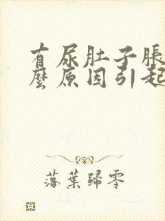 有尿肚子胀痛什么原因引起的