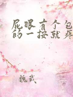 屁眼有个包硬硬的一按就疼怎么办