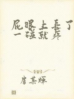 屁眼上长了个包一碰就疼