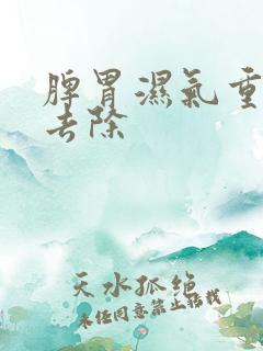 脾胃湿气重怎么去除