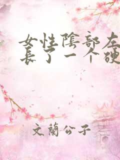 女性阴部左侧内长了一个硬疙瘩