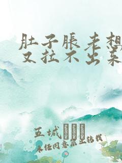 肚子胀老想拉屎又拉不出来怎么回事