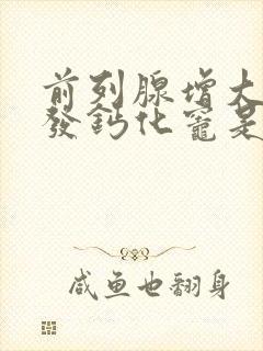 前列腺增大伴多发钙化灶是什么意思?