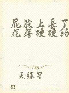 屁股上长了一个疙瘩硬硬的痒怎么办