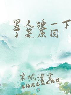 男人硬一下就软了是原因