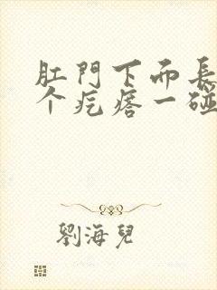 肛门下面长了一个疙瘩一碰就疼