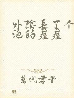 外阴长了个像水泡的痘痘