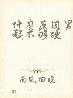 什么原因男人勃起不够硬