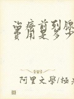 治疗前列腺一般费用是多少