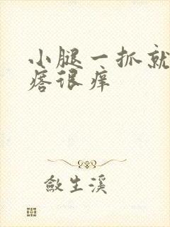 小腿一抓就起疙瘩很痒