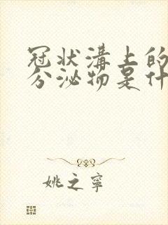 冠状沟上的白色分泌物是什么