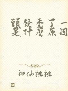 头发秃了一小块是什么原因引起的