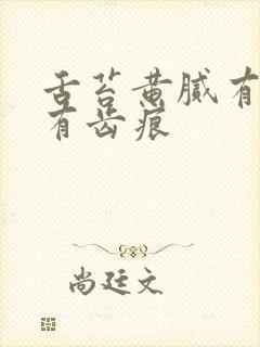 舌苔黄腻有裂纹有齿痕