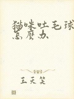 猫咪吐毛球拉稀怎么办