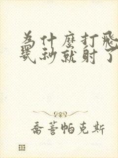 为什么打飞机十几秒就射了