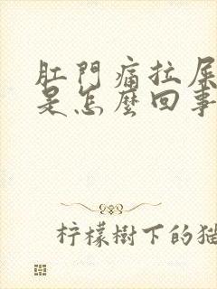 肛门痛拉屎出血是怎么回事