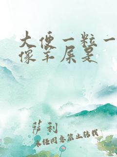 大便一粒一粒的像羊屎是