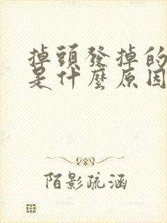 掉头发掉的厉害是什么原因造成的