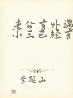 老公有外遇外面小三已经有小孩了该怎么办