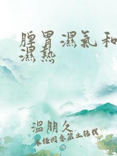 脾胃湿气和肝胆湿热