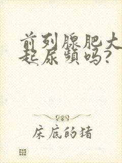 前列腺肥大会引起尿频吗?