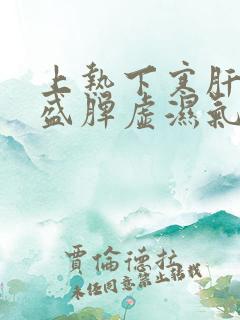 上热下寒肝火旺盛脾虚湿气重吃什么中成药