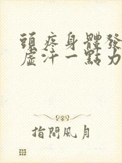 头疼身体发虚冒虚汗一点力气都没有