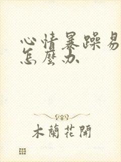 心情暴躁易怒该怎么办