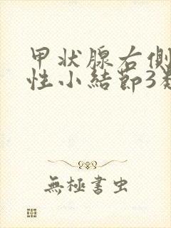 甲状腺右侧叶实性小结节3类