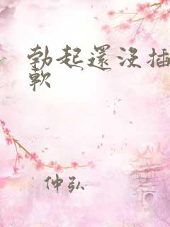 勃起还没插入就软