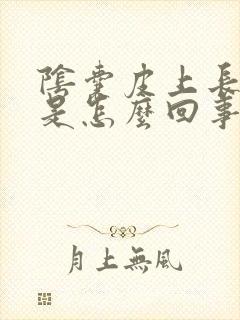 阴囊皮上长疙瘩是怎么回事啊