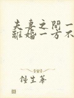 夫妻之间一方想离婚一方不肯怎么办?