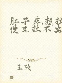 肚子疼,想拉大便又拉不出来是什么原因