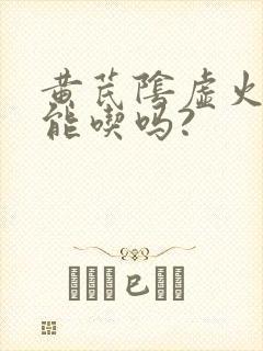 黄芪阴虚火旺人能吃吗?