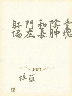 肛门和阴囊中间偏左长肿块疼