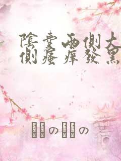 阴囊两侧大腿内侧瘙痒发黑