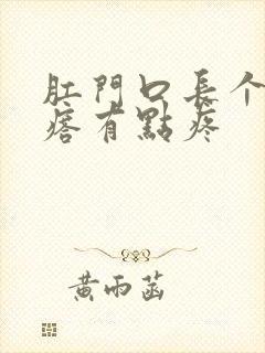 肛门口长个硬疙瘩有点疼