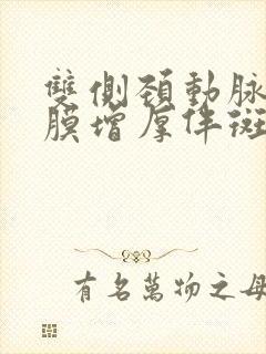 双侧颈动脉内中膜增厚伴斑块看什么科