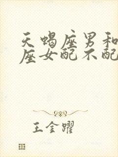 天蝎座男和处女座女配不配做夫妻