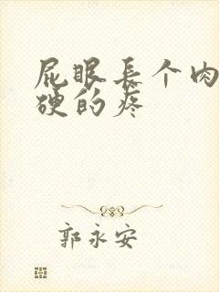 屁眼长个肉球硬硬的疼