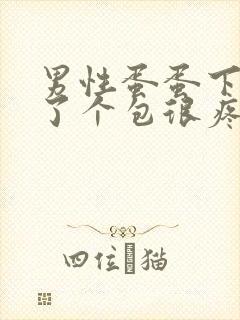 男性蛋蛋下面长了个包很疼