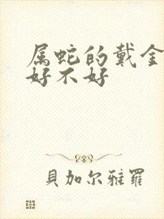 属蛇的戴金貔貅好不好